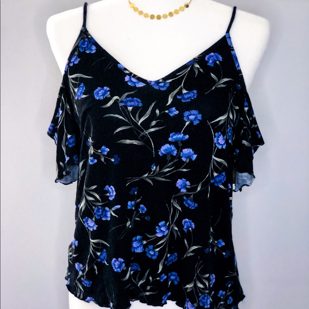 American Eagle soft & sexy flower top